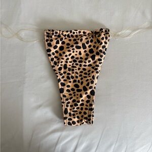 Cheeky Leopard Print Bikini Bottom